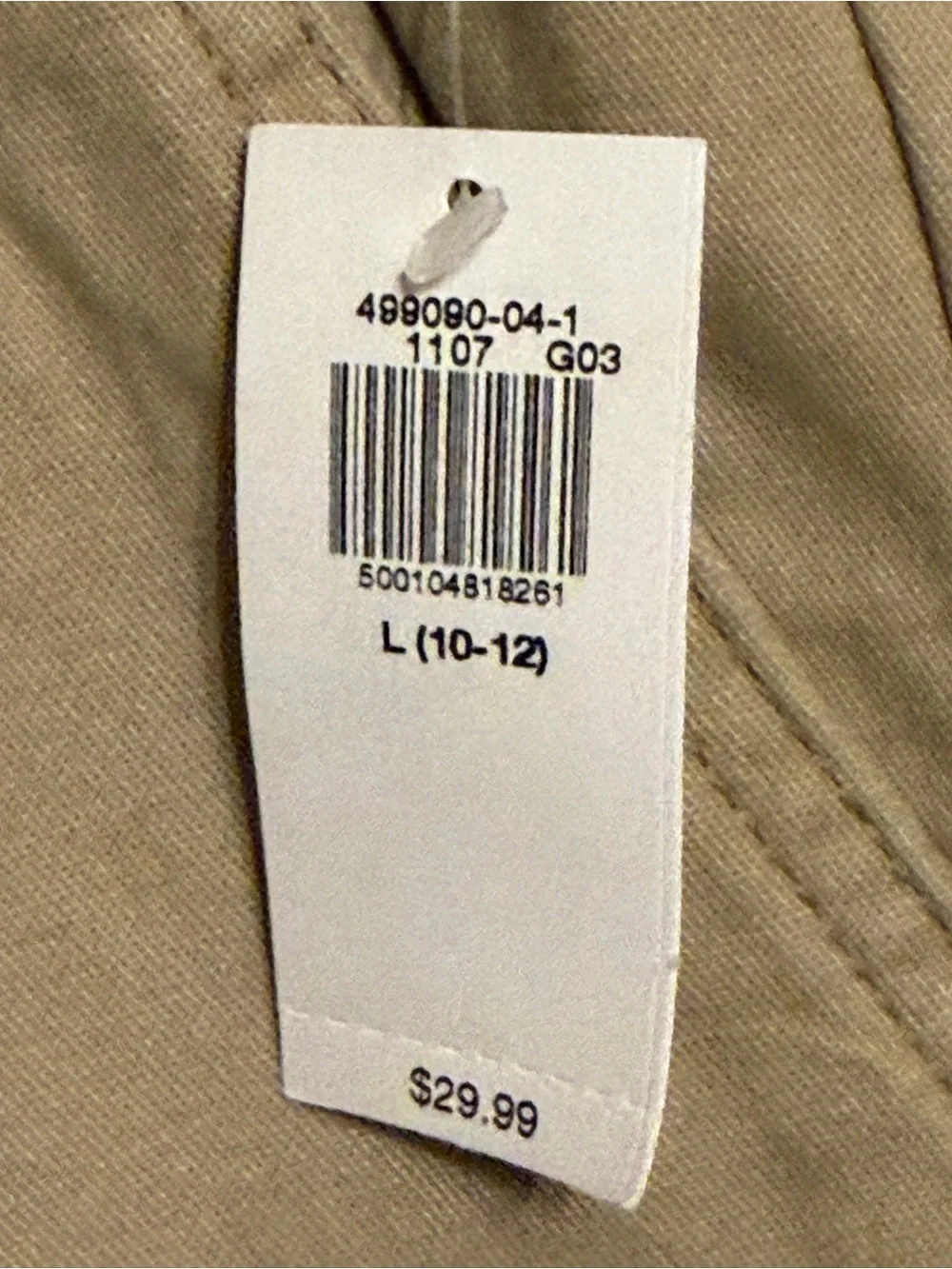 Old Navy girls Khaki Elastic-Waist Chino Joggers